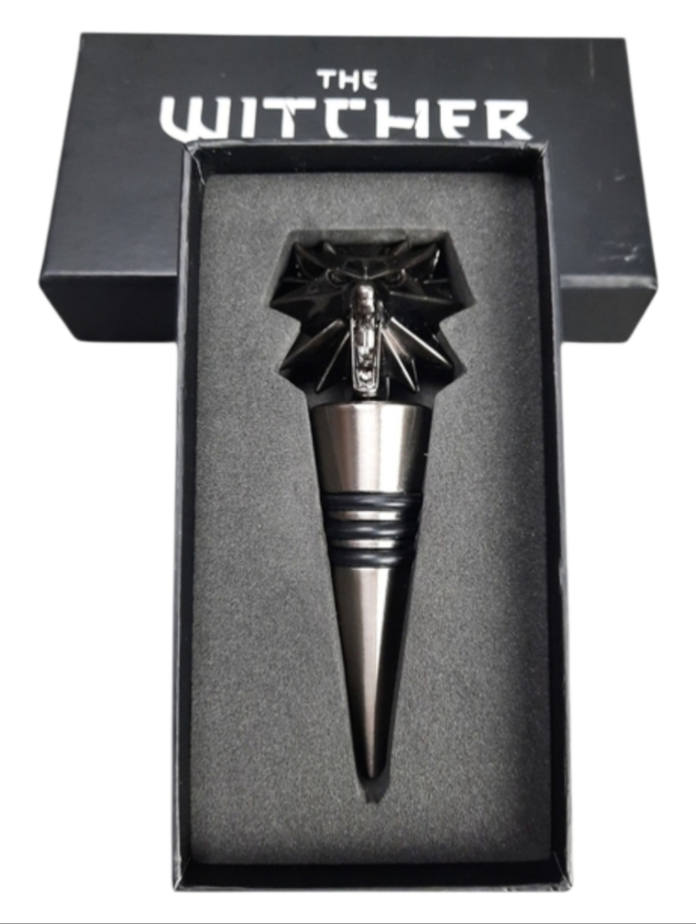 The Witcher Wild Hunt Wolf Bottle Stopper Barware NIB